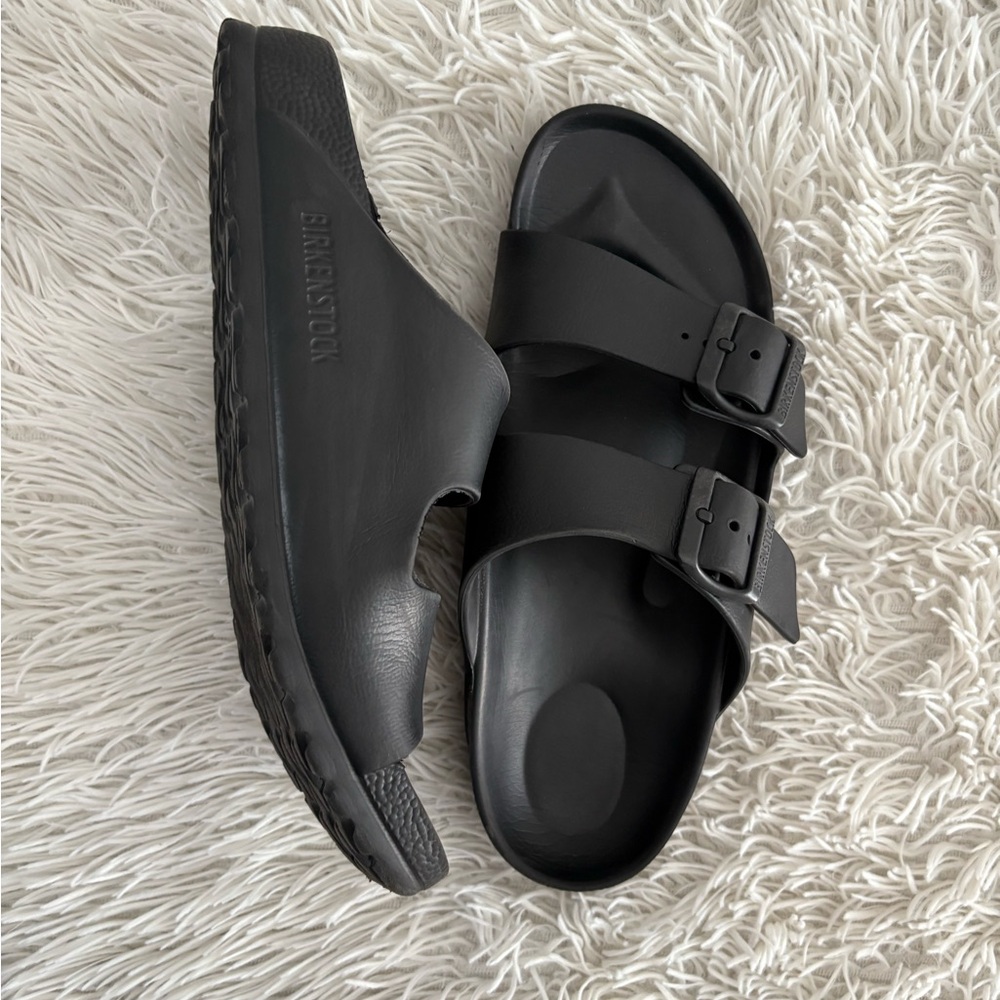 Birkenstock Black Sandals Double-Strap Comfort